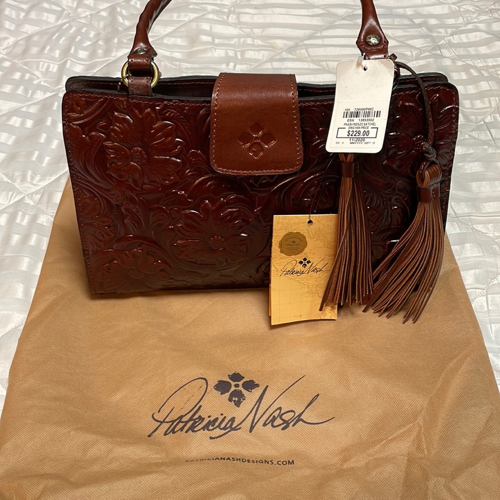 NWT Patricia Nash Rienzo Satchel Bag